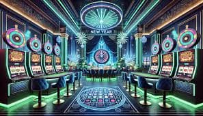 Ilustrasi mekanisme gulungan slot online dengan simbol-simbol permainan yang beragam